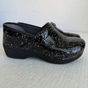 Dansko Rainbow Flecks Women's Clogs Size 6.5-7 EU 37